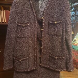 Elegant Vintage Skirt Set